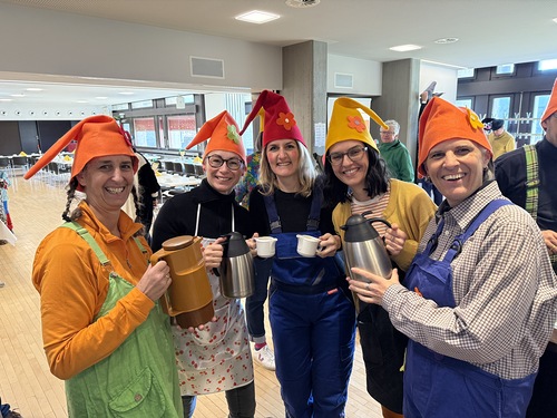 Göfner Chörle bei der Messe am Faschingssonntag und beim Faschings-Cafe im Carl-Lampert-Saal